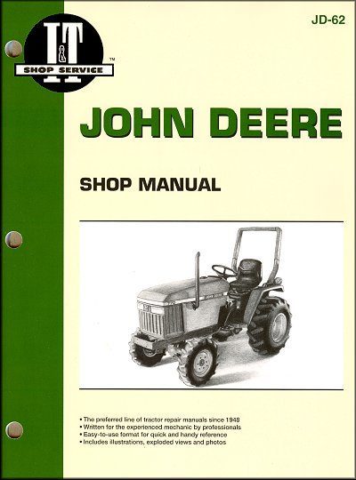 John Deere Tractor Repair Manual By I T Clymer