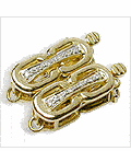 Double Eights 18K Yellow Gold Clasp