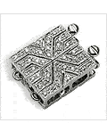 Venetian 18K White Gold Clasp