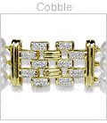 Cobble Clasp a 18K Gold and Diamond Clasp