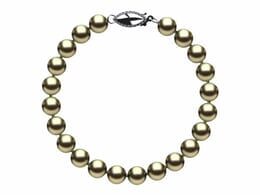 6.5 x 7mm Pistachio Freshwater Pearl Bracelet