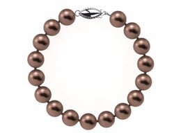8.5 x 9mm Mocha Freshwater Pearl Bracelet