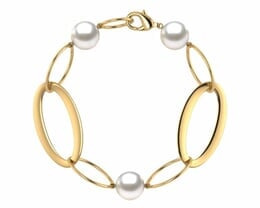 South Sea Pearl Circle of Life Bracelet