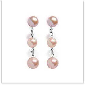 Triple Fresh a Freshwater Pearl Earring