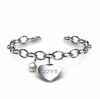 Freshwater Pearl Heart Love Bracelet