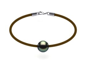 Tahitian Pearl Bracelet St. Barts Black Green