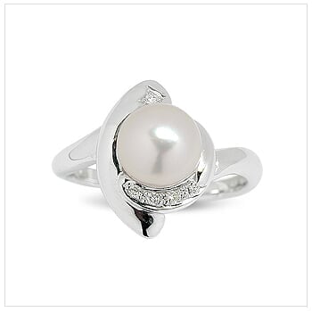 Danik a Japanese Akoya Cultured Pearl Ring
