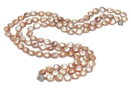 11mm Coin Freshwater Pearl Necklace