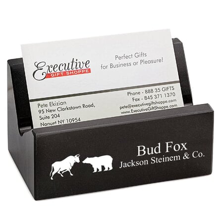 wall street desktop business card holder - executive gift shoppe wall street desktop business card holder - executive gift shoppe