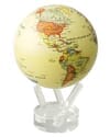 4.5" Antique MOVA Globe self rotating home and office decor