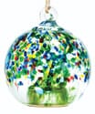 Solar Drop Hand-Blown Globe - Forest