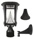 Aurora Solar Lamp Post Fixture With 3 Mounting Options