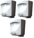 Motion Activated Outdoor Led Night Light - Set of 3 - Battery Operated
