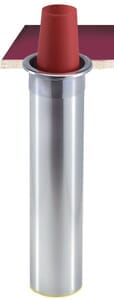 In-Counter Mount Bev Cup Dispenser - 32-46 Oz - Vertical In-Counter Mount Bev Cup Dispenser - 32-46 Oz - Vertical