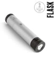 VSSL Flask - Waterproof LED Flashlight - Silver