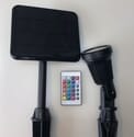 Pro Series 340 Lumen Warm White Solar Spot Light with Color Changing Options