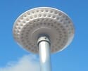 4 Row Liberty Magnum Solar Flagpole Top Light