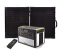 Goal Zero Yeti 1400 Lithium Portable Solar Generator Kit with MPPT & Boulder 100 Briefcase - V2 with Wi-fi