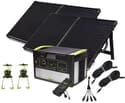 Goal Zero Yeti 1000 Lithium Portable Solar Generator Essentials Kit - Featuring 2 Boulder 100 Solar Panels
