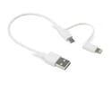 Micro USB & Lightning Connector Sync & Charge Cable