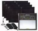 Goal Zero Yeti 3000 Lithium Solar Generator Kit with 4 Boulder 100 Watt Solar Briefcases - V2 with Wi-fi