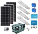 Earthtech Products Solar Power & Lighting Kit for Sheds, Garages & Remote Cabins - 580 Amps