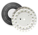 40 LED Double Row Solar Flagpole Top Light