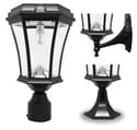 Victorian Solar Light with Warm White GS Solar Light Bulb