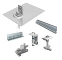 Direct Mount Racking System for 1060 Solar Generator Kit Solar Panels for Asphalt Shingle Roofs