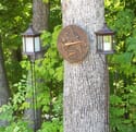 Solar Flickering Candle Torch - Pole Lantern
