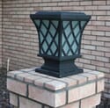 Premium Classic Solar Pillar Light In Black