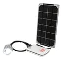 Voltaic DIY Solar Cell Phone Charger Kit and Light Kit - 3.5 Watt Solar Panel, USB Battery, LED Touch Light