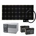 1800 Watt Solar Generator Complete with (2) 100 AH Batteries & 160 Watts of Solar - For Homes, Cabins and More!