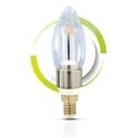 GS Solar LED Light Bulb - C37 Cool White 6000K
