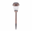 Charleston Solar Antique Bronze LED Pathway Lights 6-Pack