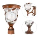 Gama Sonic Flora Bulb Solar Light - With Pole, Post & Wall Mount Kit