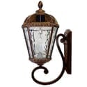 Royal Wall Mount Solar Lamp with GS-Solar LED Light Bulb - Brushed Bronze