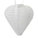 Silk Effects Solar Lanterns - TearDrop Pearl