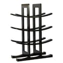 12 Bottle Bamboo Wine Rack - Dark Espresso