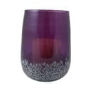 Battery Operated Candle - Speckled Glass Hurricane