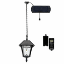 Baytown II Bulb Solar Hanging Light - Solar Hanging Pendant Lamp with Remote Control