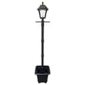 Baytown II Solar Lamp Post with EZ Anchor and Planter Base GS-105PLSG