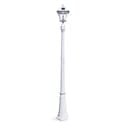 Baytown Solar Lamp Post in White