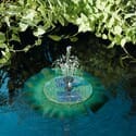 Floating Lily Solar Fountain