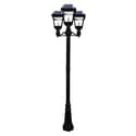 Imperial II Solar Lamp Post - Triple Head