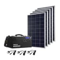 Kodiak Lightweight Gold Portable Solar Generator Kit