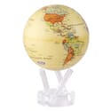 Mova Globe - 8.5" Rotating Globe - Antique Design - Beige