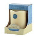 Pacific Accents Flameless Pillar Candle with Timer - Melted Top Design - 4" x 5"