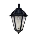 Polaris Sconce Solar Lamp in Classic Black Finish