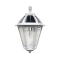 Polaris Sconce Solar Lamp in Classic White Finish